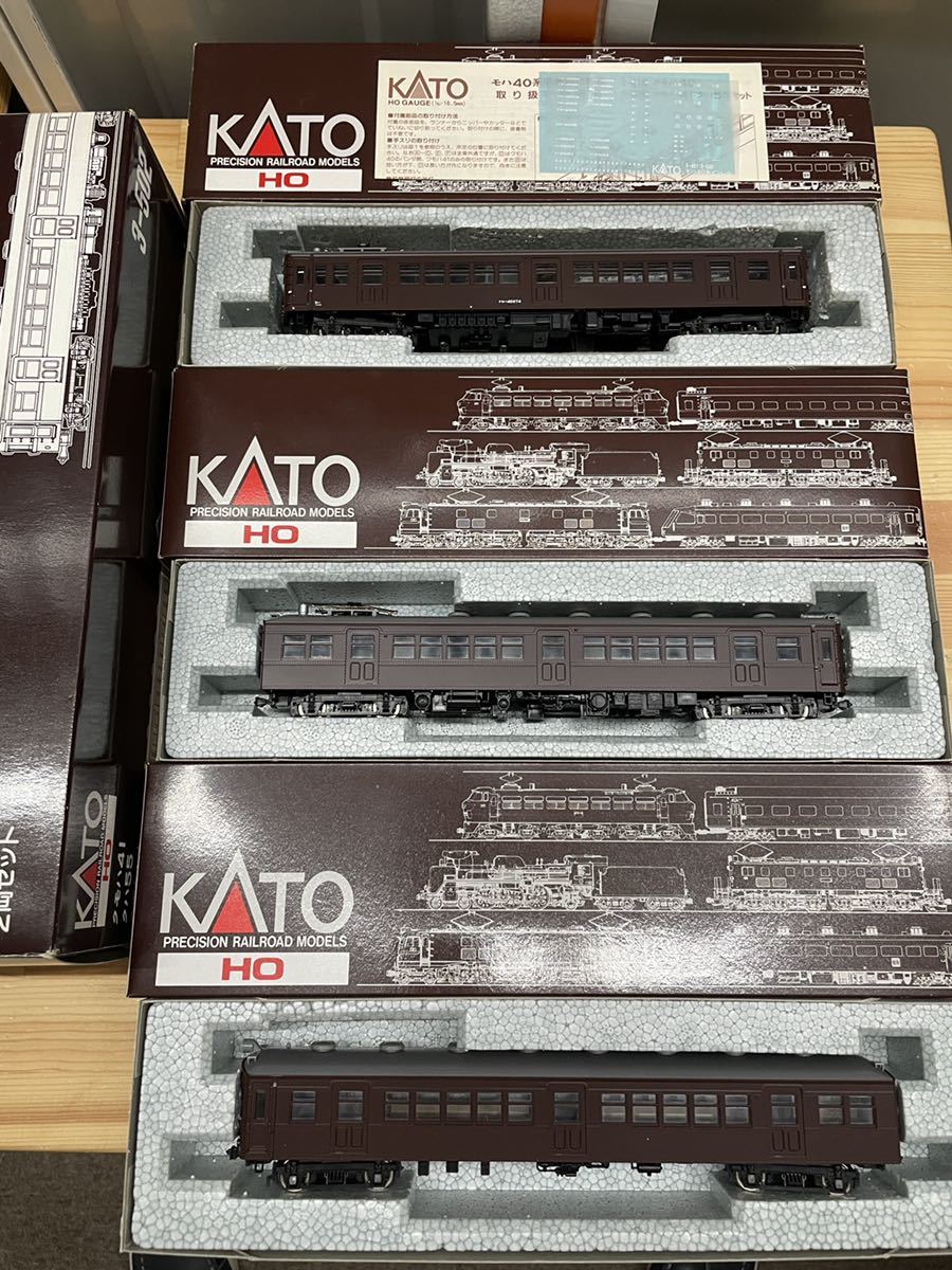 KATO HO 旧型国電 国鉄 クモハ40・クモハ41・クハ55 3両(M2両) 系 形 旧国_画像1