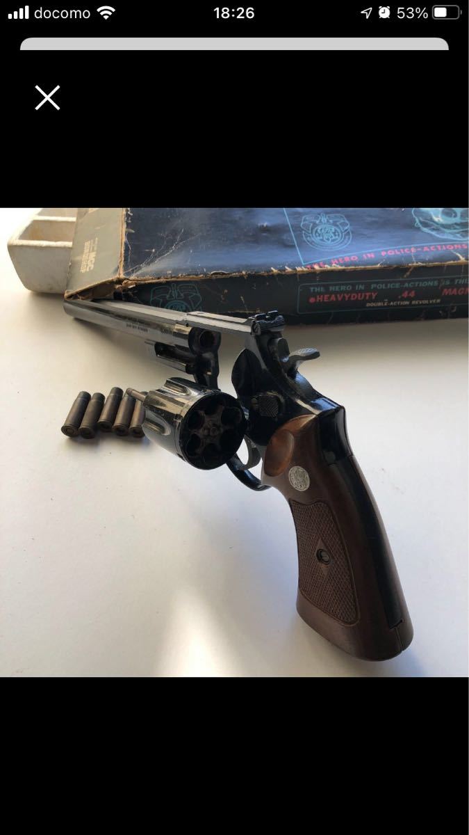 激レア/MGC製/44magnum(8.3/8”)樹脂製モデルガン/ダーティーハリーMGC