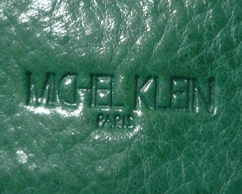 ミッシェルクラン　MICHEL KLEIN　レザー　ブラック　黒　小銭入れ　コインケース