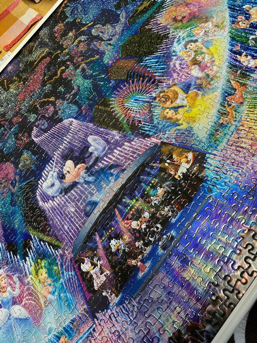 海外限定】 ディズニーパズル完成品 ジグソーパズル ディズニー完成品アルミフレーム ミッキー ミニー
