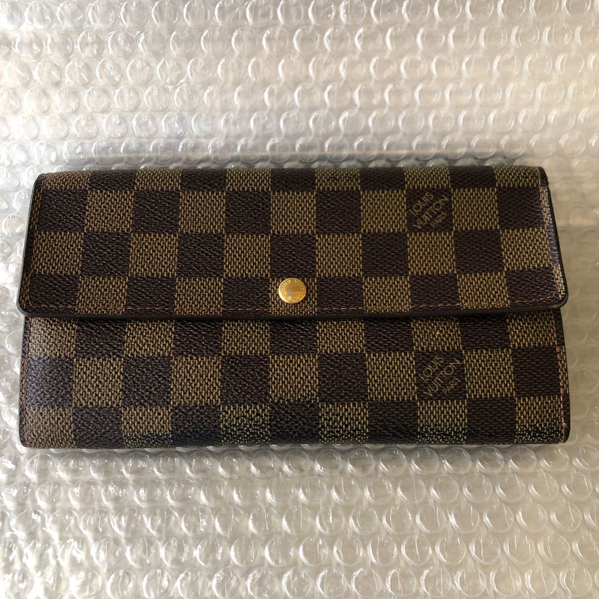 LOUIS VITTON ルイヴィトン ポルトフォイユサラ ダミエ 長財布