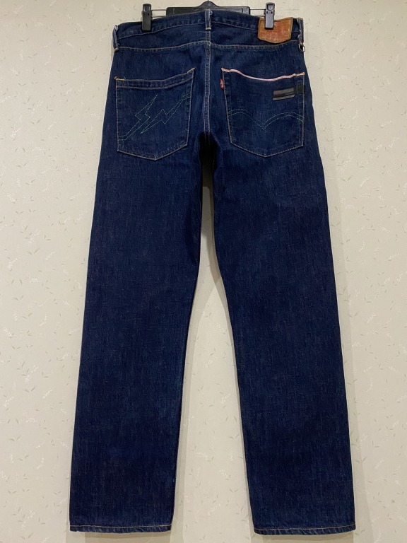 ※Levi's＆FRAGMENT リーバイス フラグメント 505-0207M フェノム セルビッチ デニムパンツ 濃紺 日本製 34 　　　　 BJBA.D