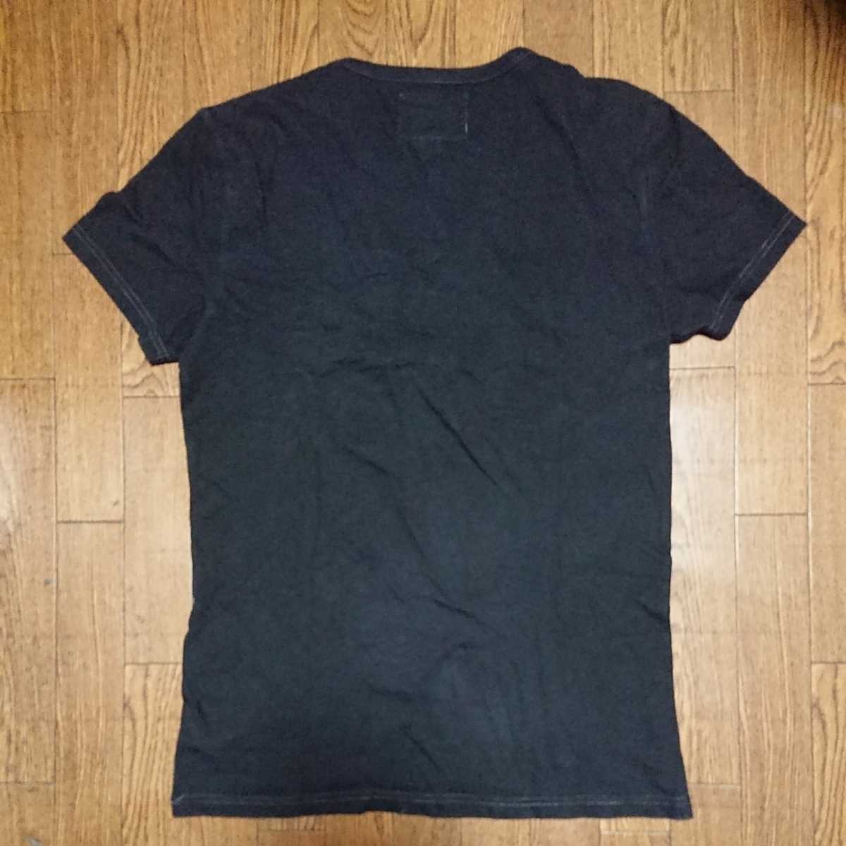AmericanEagleアメリカンイーグル半袖Tシャツ(黒)sizeＬ程度_画像2