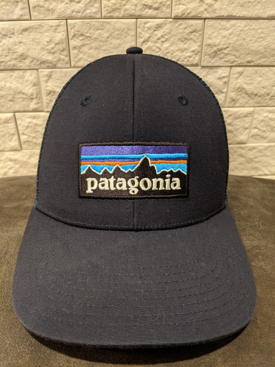 ★パタゴニア／patagonia★刺繍キャップ／メッシュ★ネイビー