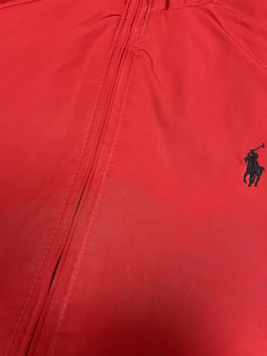 新品 アウトレット 2601 Sサイズ フリース ライニング ウインドブレーカー ジャケット polo ralph lauren ポロ ラルフ ローレン 赤_画像9