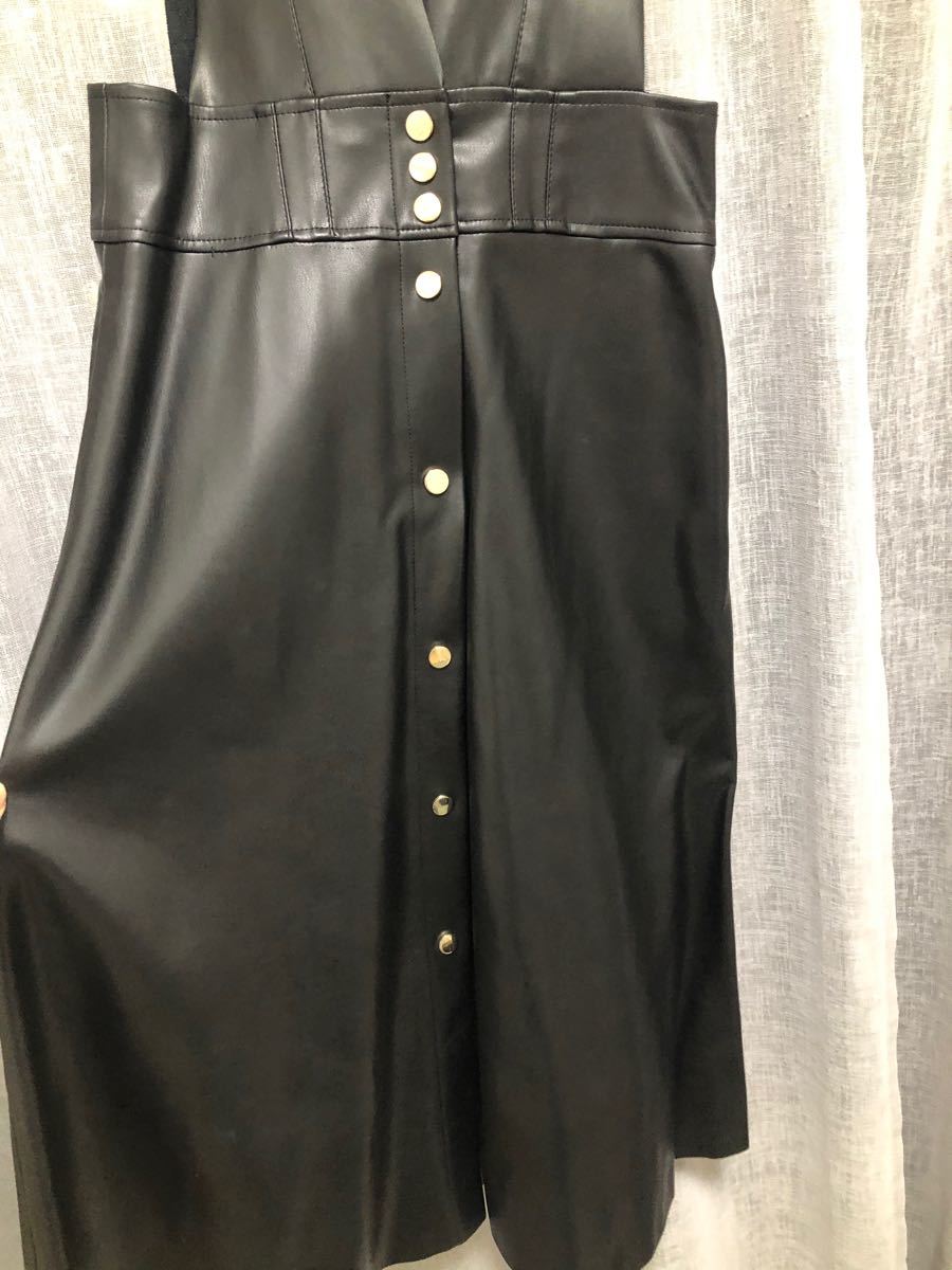 Paypayフリマ 美品 Zara レザーワンピース Paypayフリマ 美品 Zara レザーワンピース