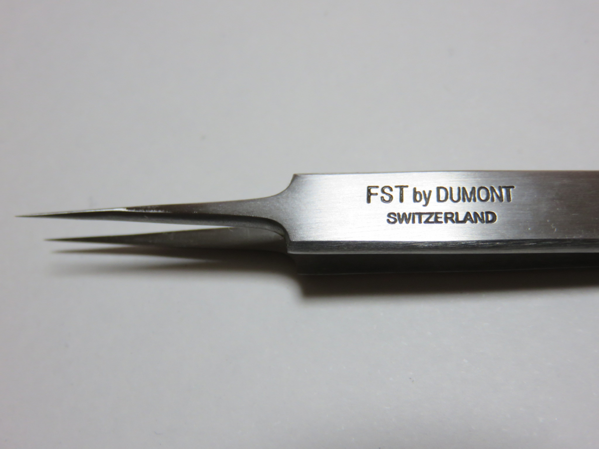 * super-rare! FST by Dumont(te.monto) 5 Switzerland made carbon precise tweezers unused *