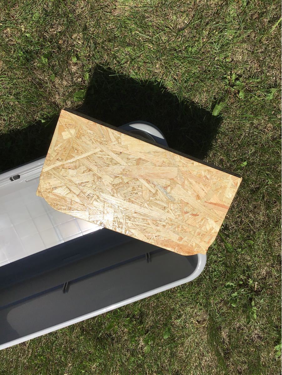 消毒除菌出来るウレタンニス塗装　OSB合板　無印良品 テーブル用天板　特大70リットル　