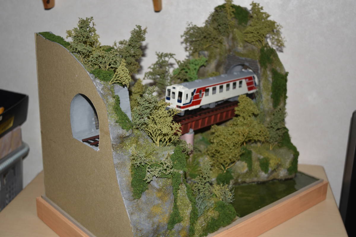  HO gauge,... exhibition .. layout acrylic fiber case attaching.