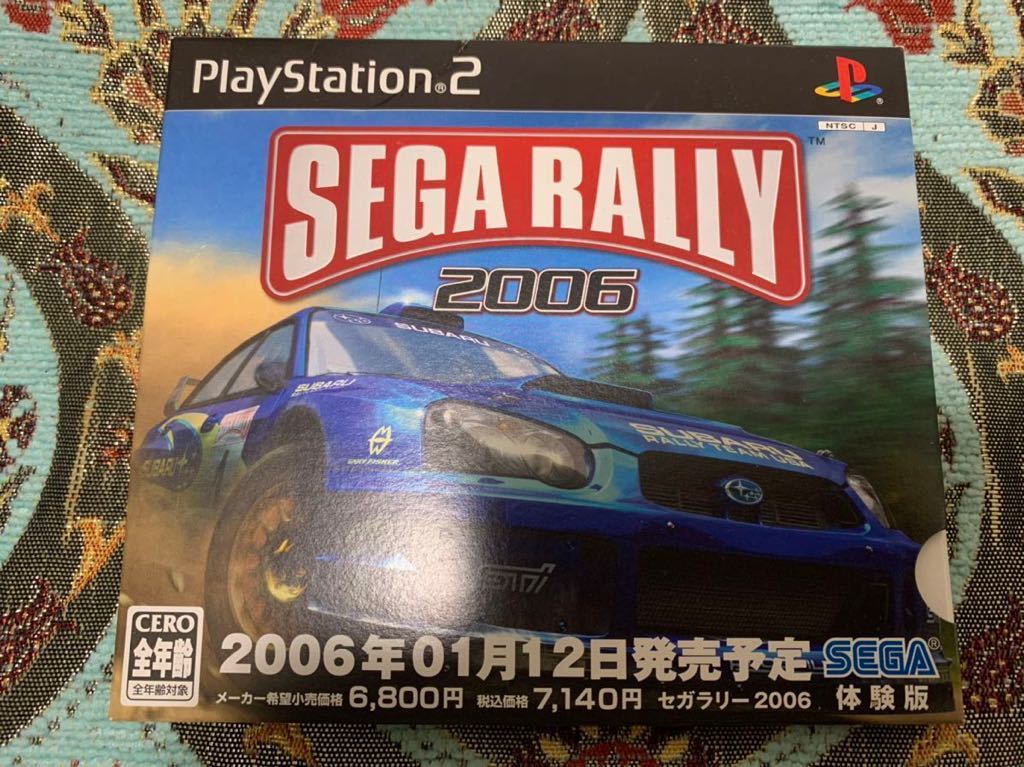 PS2体験版ソフト セガラリー2006 SEGA RALLY 体験版 プレイステーション PlayStation DEMO DISC セガ SEGA 非売品 送料込み