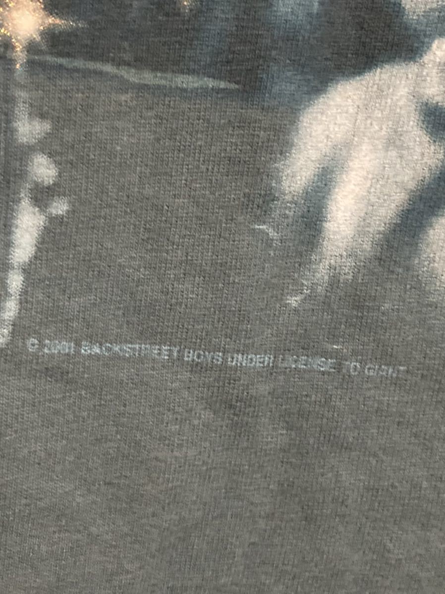 バンド Tシャツ BACK STREET BOYS 2001年ワールドツアーTシャツ ロックTシャツ