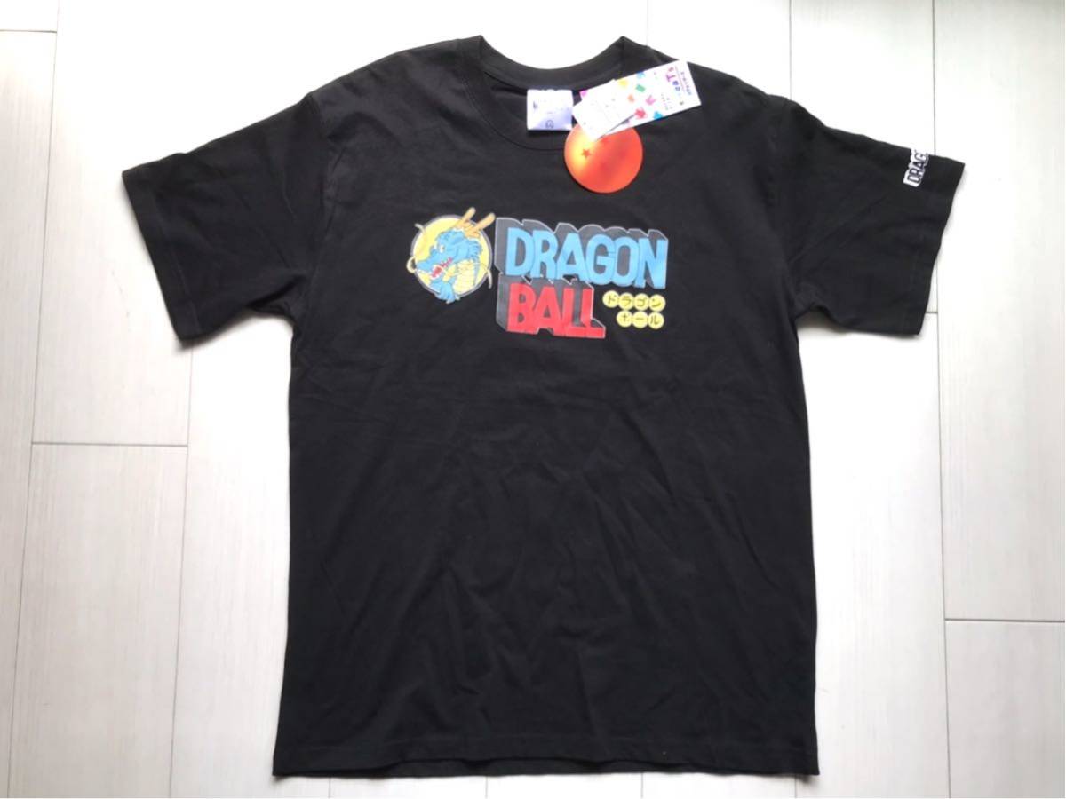 タグ付 サイズ表記ll ドラゴンボール 半袖プリントtシャツ ブラック 黒 綿100 Doragonball