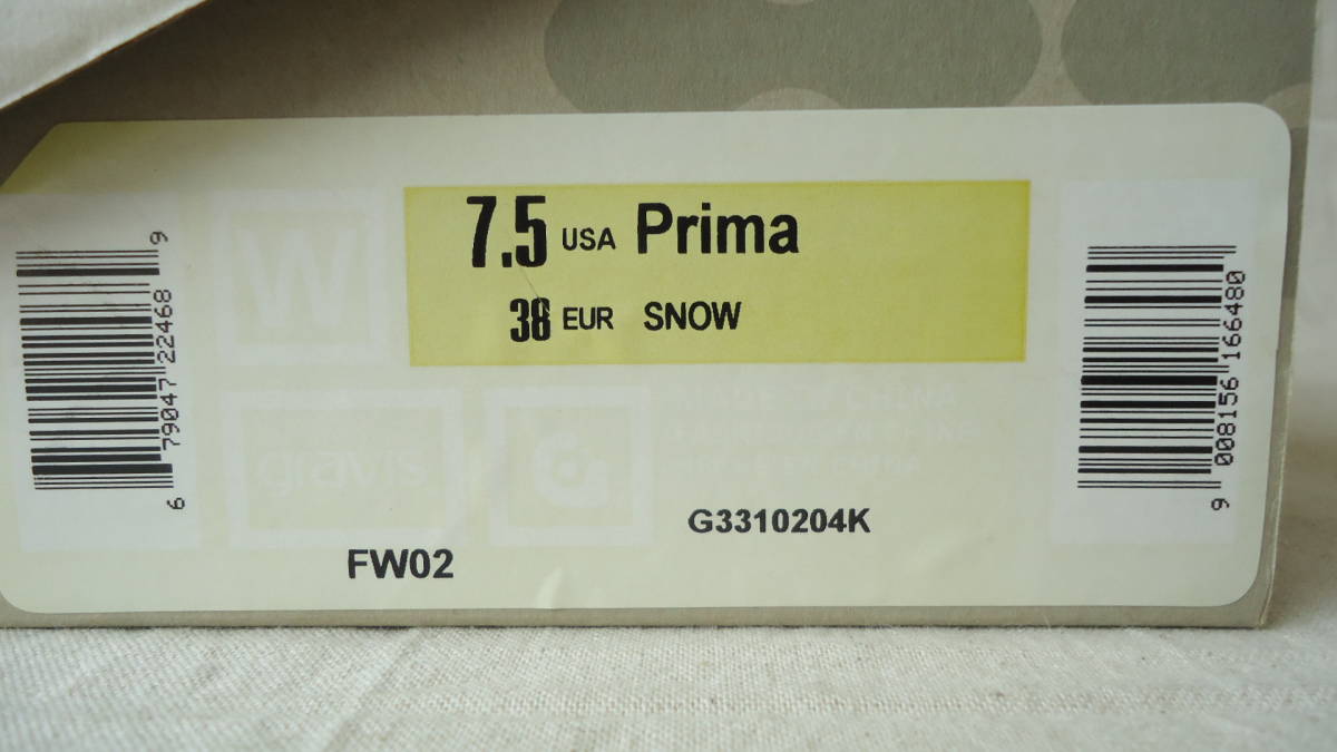 Gravis Women's Prima ライトグレー US7.5 , 24.5cm %off グラビス スノーボード プリマ 女子用 ゆうパック（おてがる版） 匿名配送
