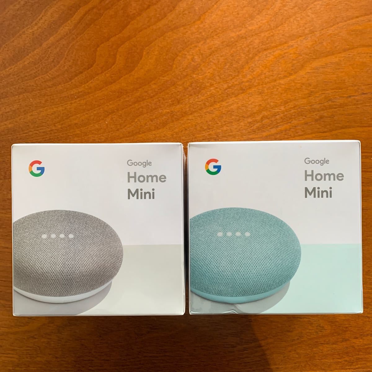 新品未開封 Google Home Mini スマートスピーカー 2個セット チョーク アクア｜PayPayフリマ