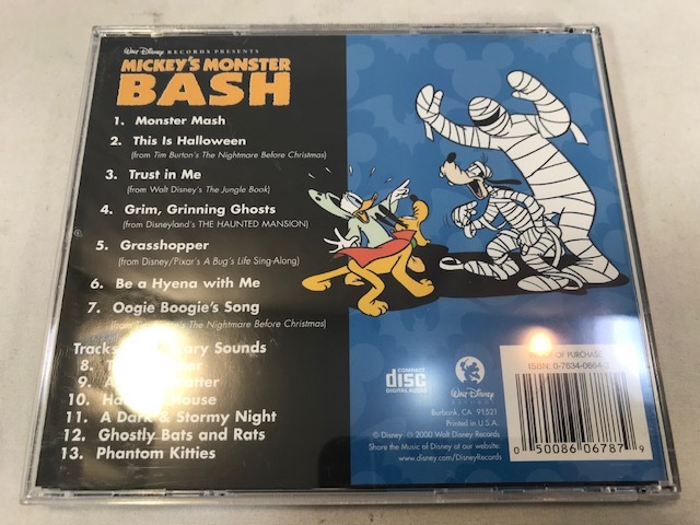 Mickey S Monster Bash Cd アルバム 中古 最新のデザイン Bash
