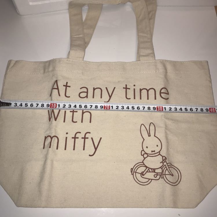 ミッフィー【miffy】フジパン コットントートバッグ ヨコ型 2018(・ⅹ・）_画像6