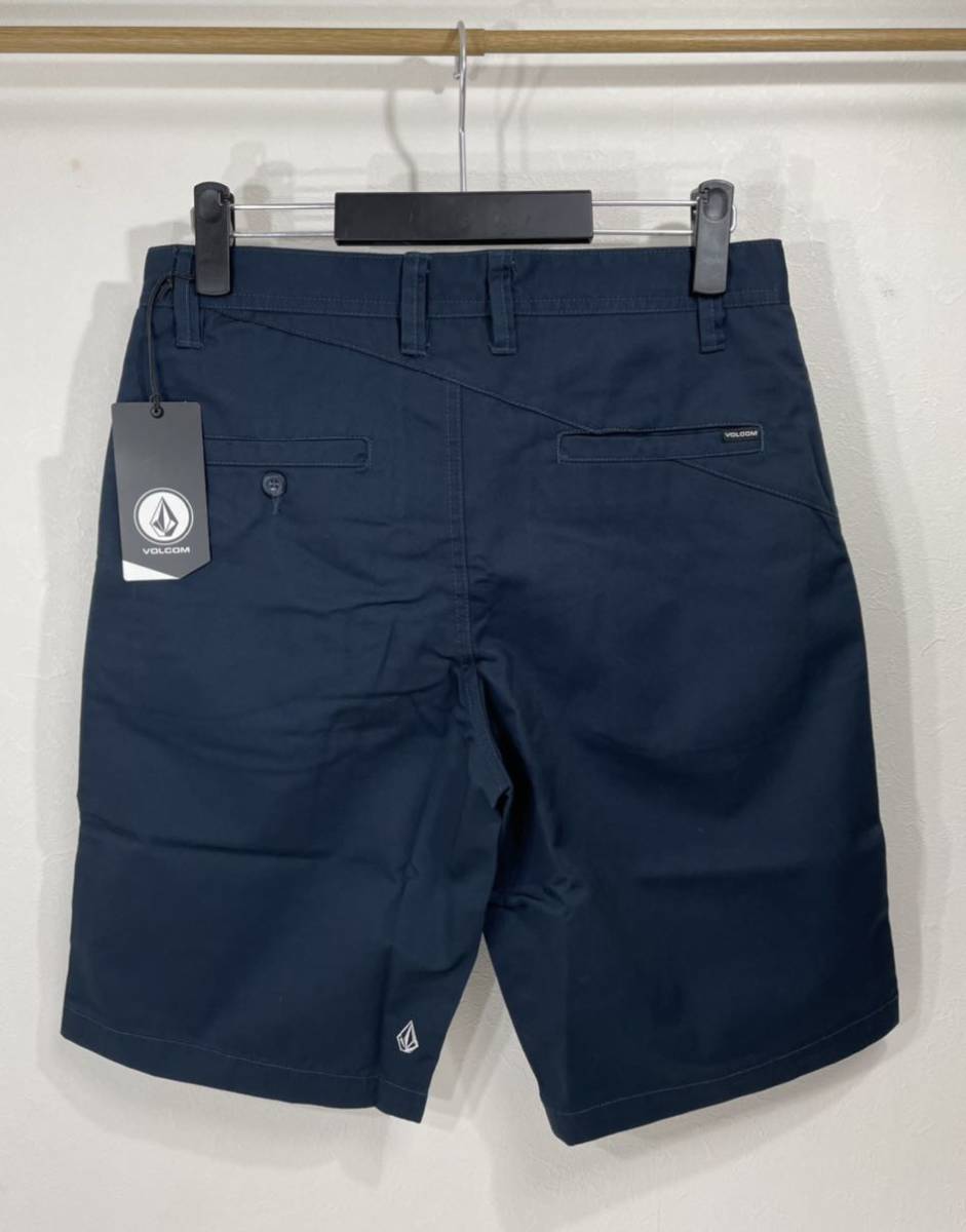 VOLCOM ボルコム A0911600DNV メンズ 36インチ ハーフパンツ HarfPants 短パン チノショーツ ネイビー色 ヴォルコム 新品 即決 送料無料_画像4