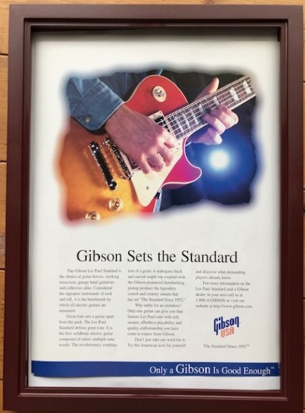 ☆ 1990 -е годы Gibson Les Paul Original Advertising / Gibson Les Paul ☆ ☆ ☆ ☆