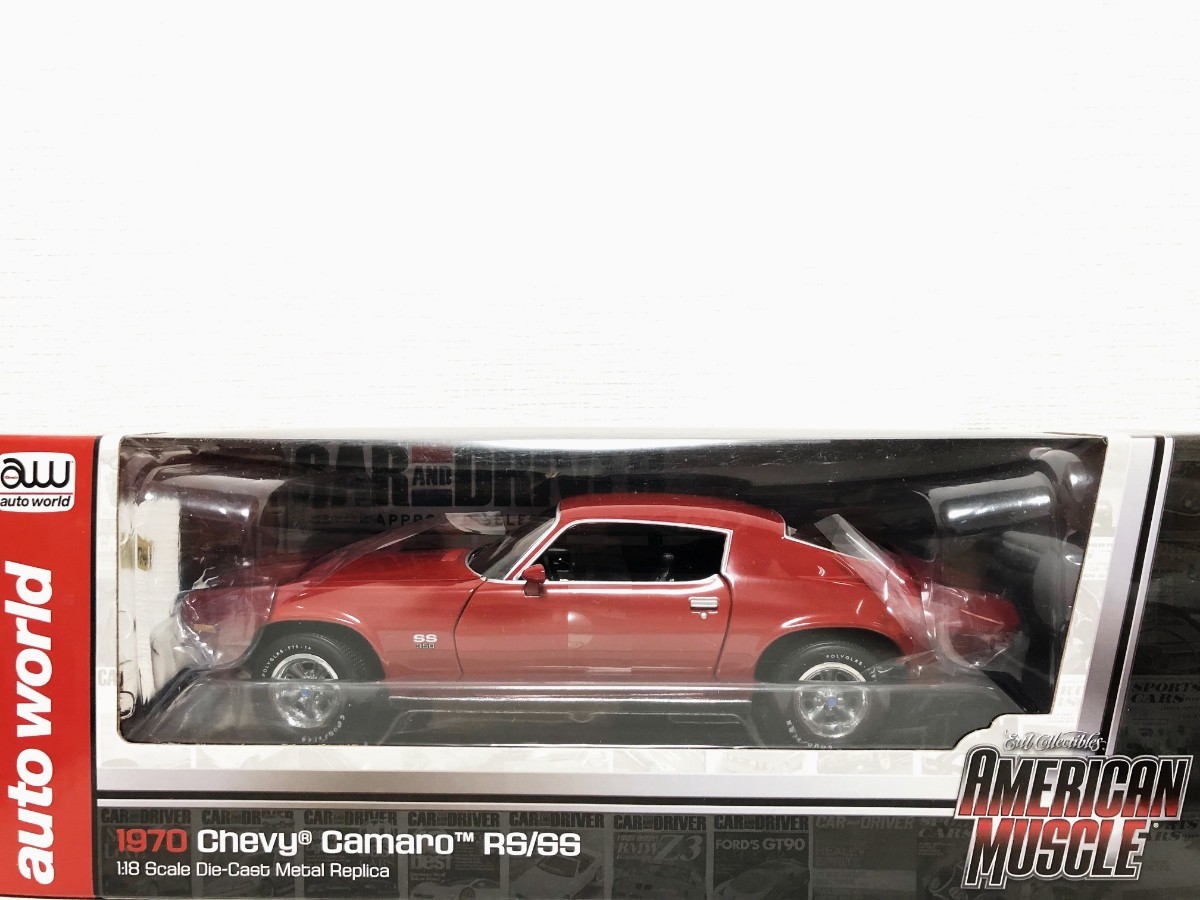 AutoWorldオートワールド/'70 Chevyシボレー Camaroカマロ RS/SS 1/18 