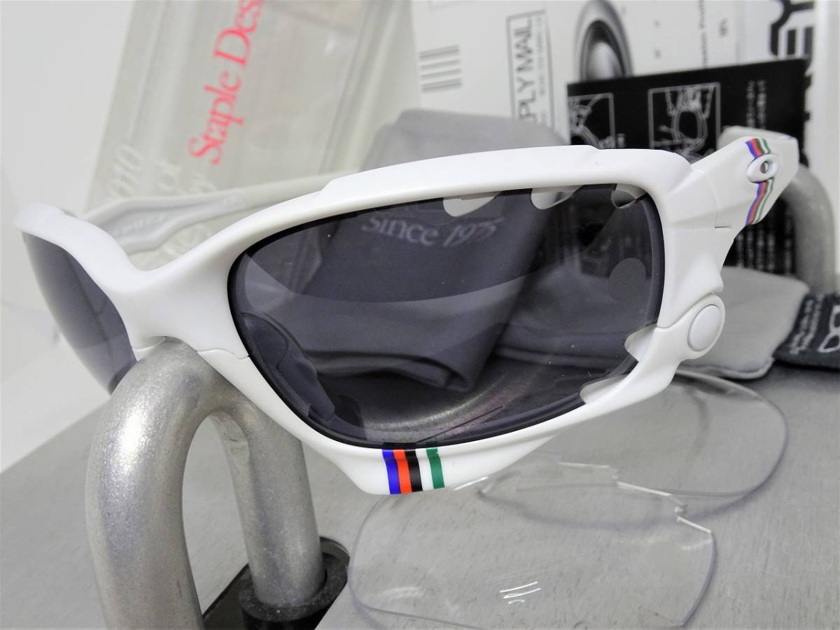 激レア STPL コラボ OAKLEY レーシングジャケット RACING JACKET ジョウボーン JAWBONE オークリー サングラス アイウェア ロードバイク