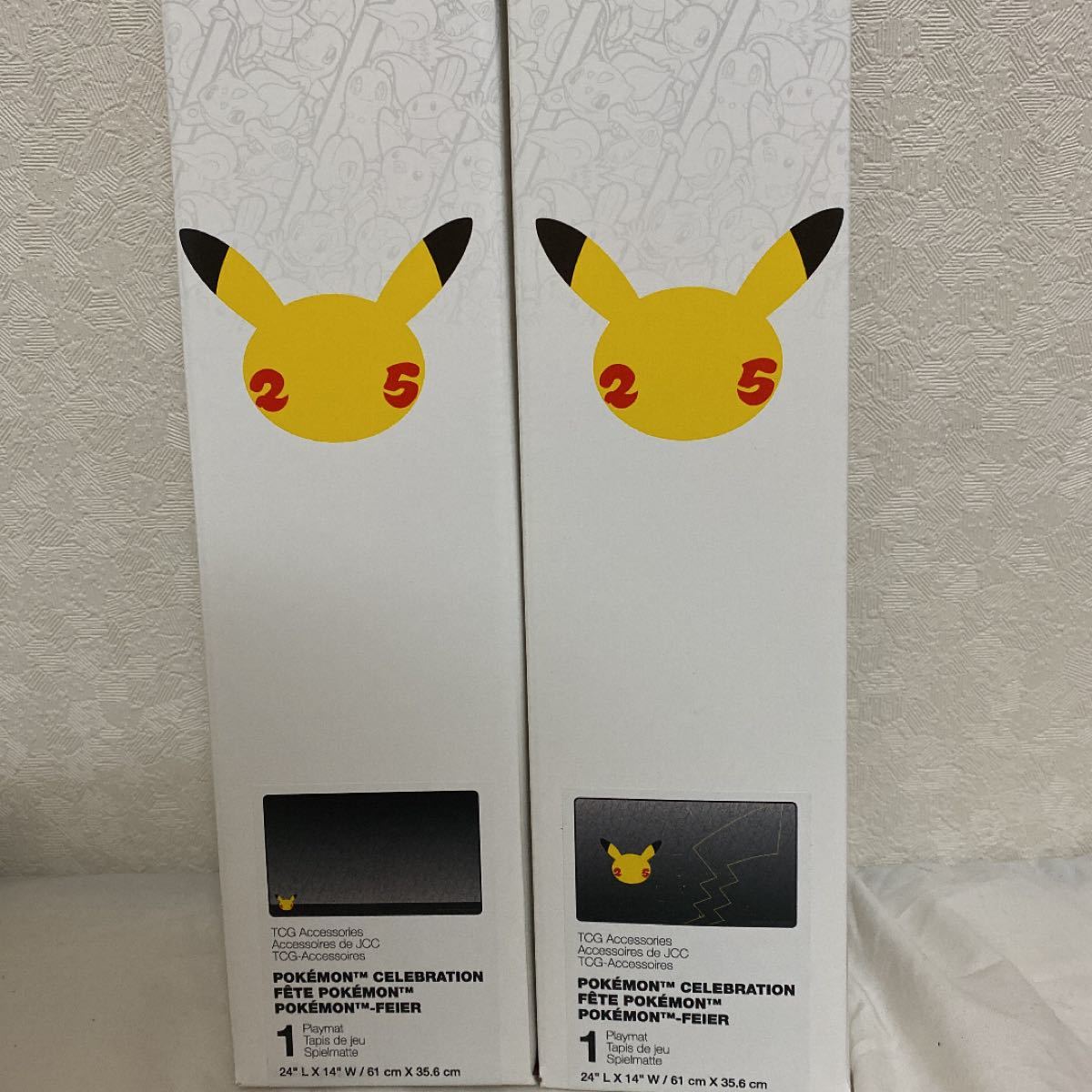 Paypayフリマ 海外ポケモンセンター限定 ポケモン25周年記念 プレイマットx2 Paypayフリマ 海外ポケモンセンター限定 ポケモン25周年記念 プレイマットx2