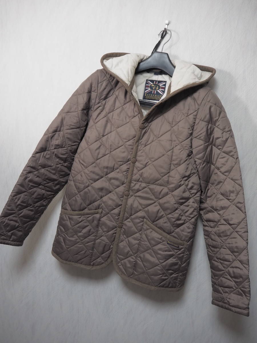 ラベンハム 18AW ラブンスター CRYDON キルティングフードJKT サイズ38