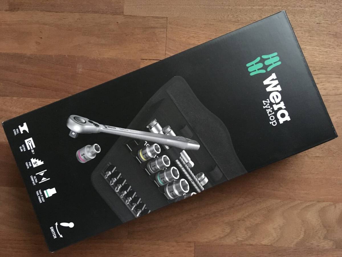 人気ブランドの新作 Wera ★ ヴェラ ドライバービット付き 写真撮影で開封 3/8 9.5SQ 未使用 ラチェットセット ZYKLOP ウェラ ラチェットセット 人気ブランドの新作 Wera ★ ヴェラ ドライバービット付き 写真撮影で開封 3/8 9.5SQ 未使用 ラチェットセット ZYKLOP ウェラ ラチェットセット