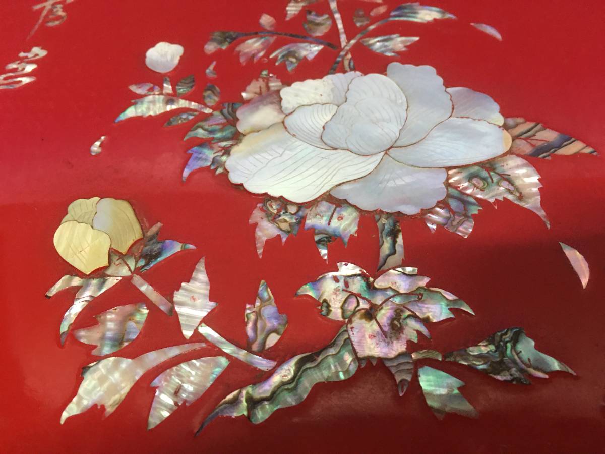 ☆【逸品堂】☆ 高麗合織 株式会社 贈 西紀1969年 螺鈿細工 蝶 ☆【逸品堂】☆ 高麗合織 株式会社 贈 西紀1969年 螺鈿細工 蝶