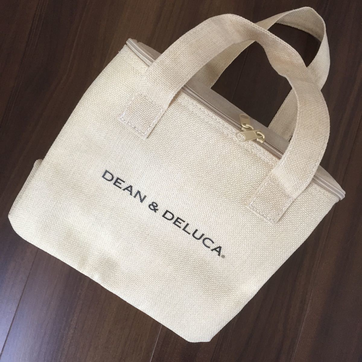 DEAN&DELUCA リネン風保冷バッグ 