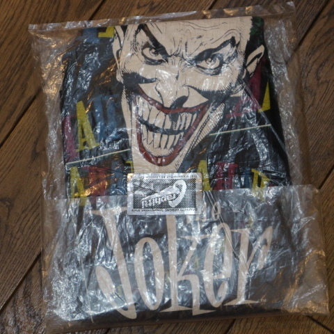 激レア 新品 dead stock 80s USA製 The JOKER Tシャツ L ブラック ジョーカー BATMAN DCコミックス アメコミ 映画 ムービー ヴィンテージ_画像2