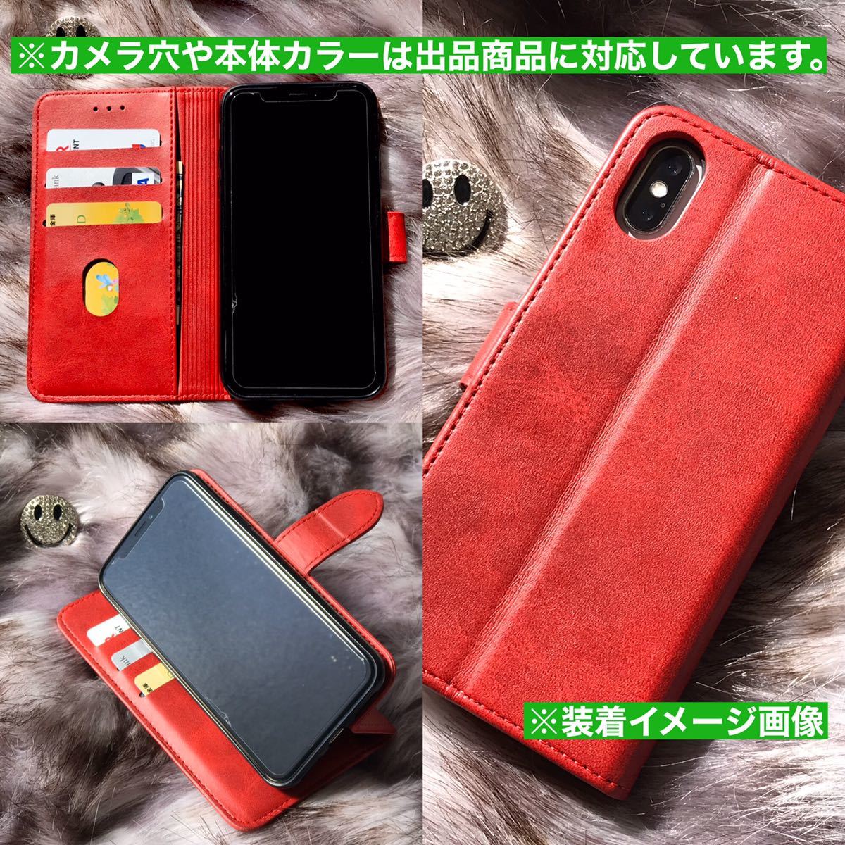 【iphone12mini専用】可愛い肉球刻印スムース加工レザーケースブラウン新品未使用高品質 手帳型スマホケース_画像4