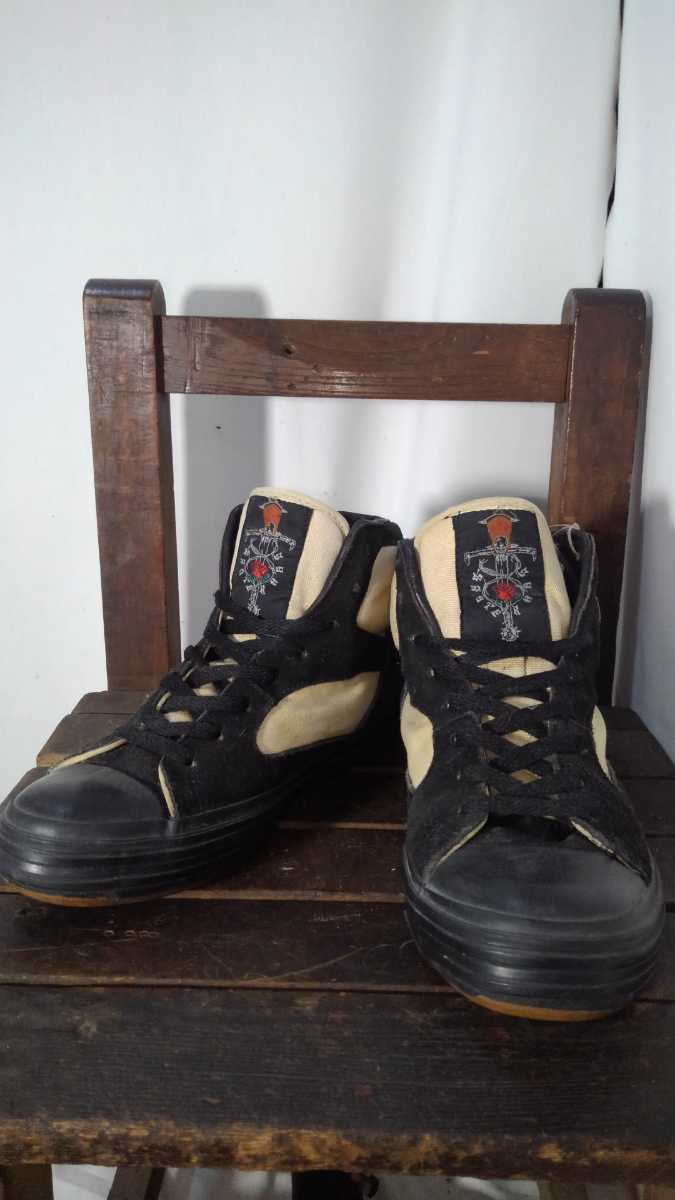 Old skate skate rags high-top sneakers 80s　スケートラグス　ハイカットスニーカー　オールドスケート　ビンテージ　美品