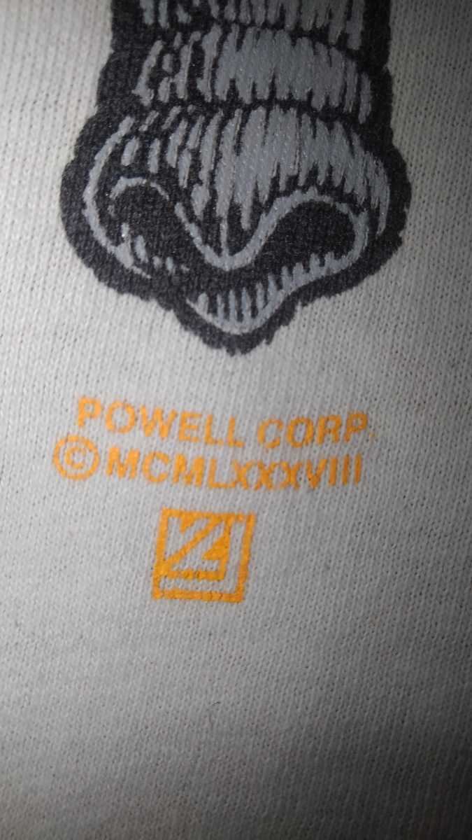 Old skate POWELL PERALTA MIKE VALLELY T-shirt 80s パウエル ペラルタ マイクバレリー Tシャツ スケート エレファント ビンテージ _画像5