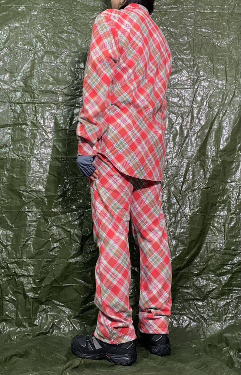 AW1997 COMME DES GARCONS HOMME PLUS BIAS CHECK PLAID SHIRT + PANTSpryus диагональный выставить рубашка жакет брюки 97aw