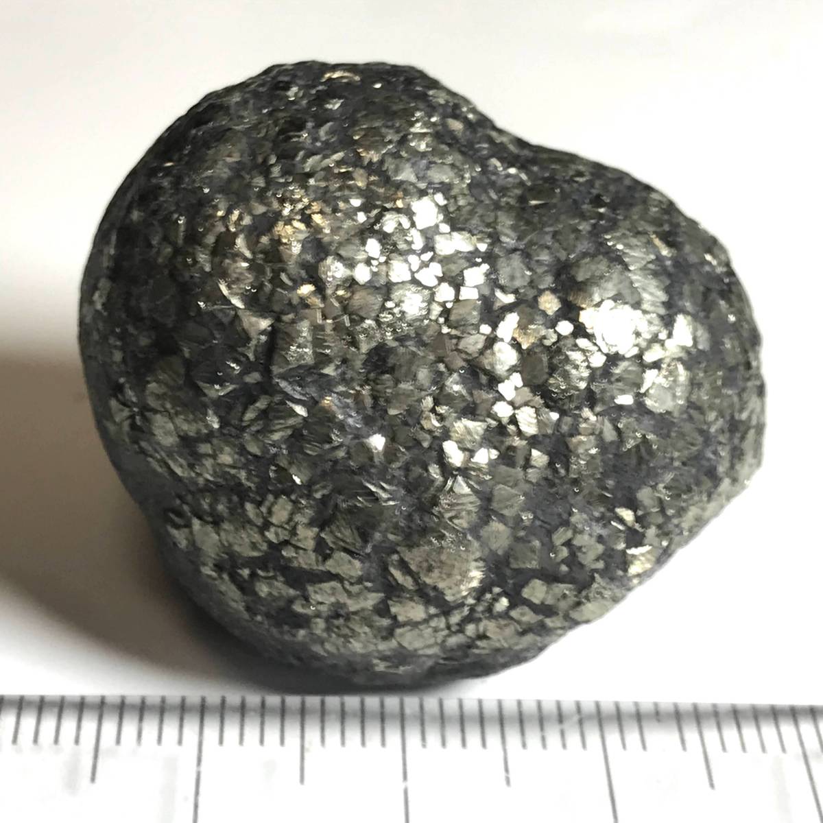 産地不明の鉄胆石・78g（中国産鉱物標本）_画像1