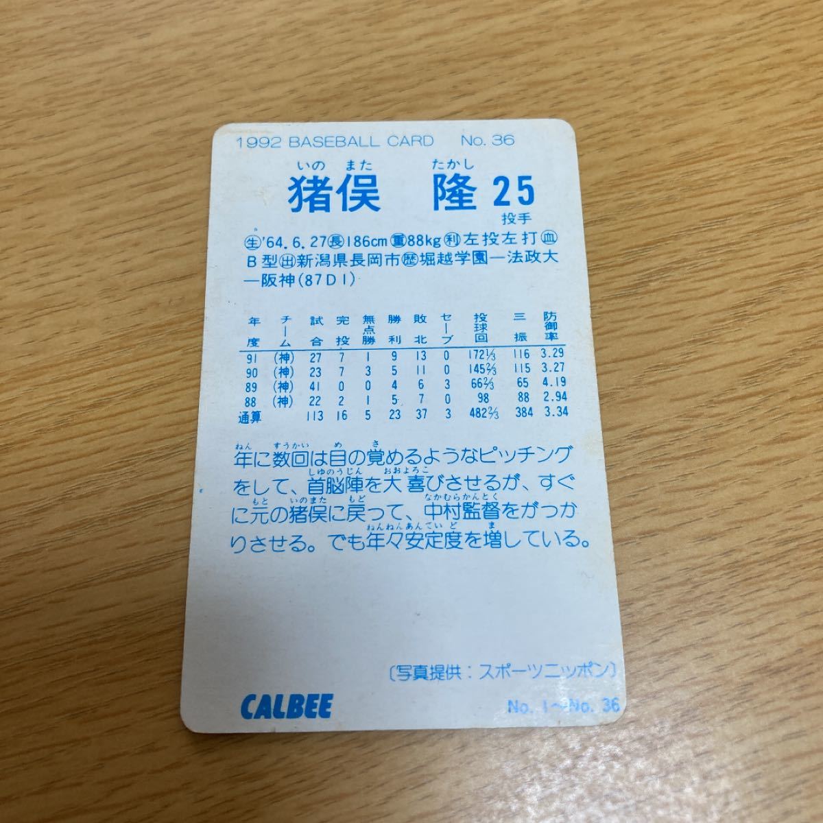 プロ野球カード 阪神タイガース猪俣隆選手背番号25|Yahoo プロ野球カード 阪神タイガース猪俣隆選手背番号25|Yahoo