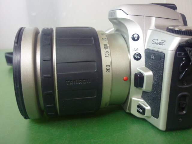  подержанный товар  рабочий товар  ...    продаю как нерабочий     　■ MINOLTA　 пленка  камера 　α Sweet　 оптика  ：TAMRON AF 28-200mm 1:3.8-5.6 φ72