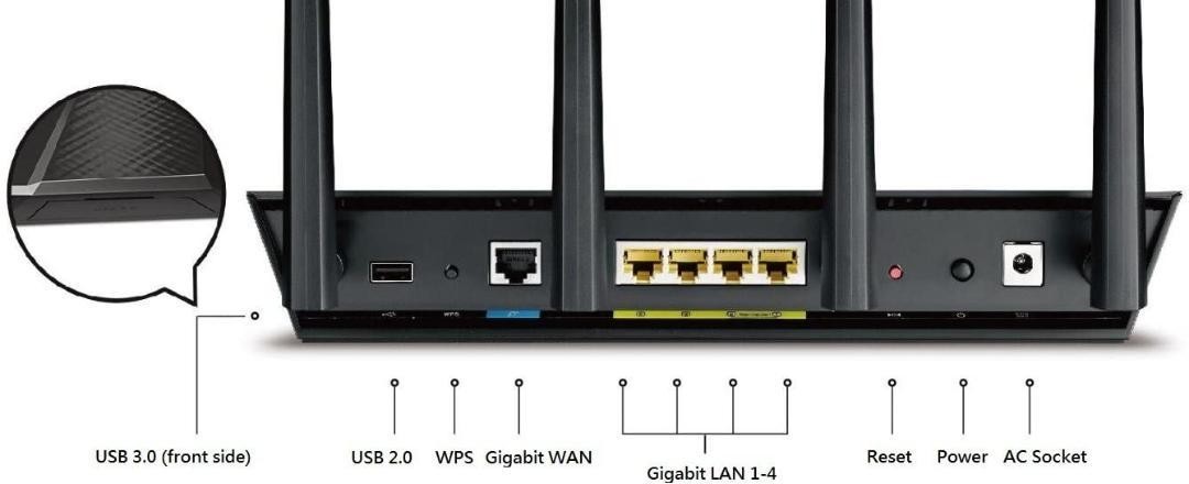 ASUS RT-AC87U　デュアルバンドWi-Fiギガビットルーター  ASUS Wi-Fi 無線LANルーター 