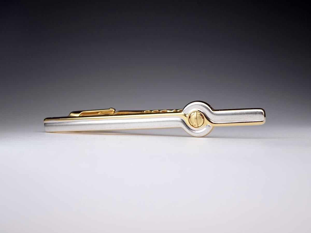 アウトレット送料無料】 Dunhill シルバーロゴ ダブルバー ネクタイ