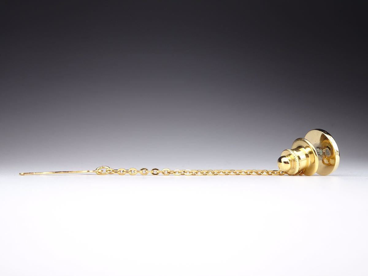 ディオール　オーバル　ブラック／ゴールド　Dior タイタック　タイピン　ネクタイピン　タイバー