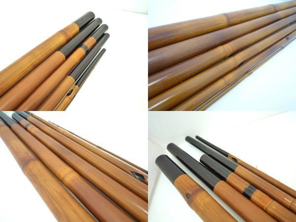 骨董品 黙水銘 銘竿 在銘 銘有 刻印 和竿 竹竿 6本継 艶々絶品 骨董品 黙水銘 銘竿 在銘 銘有 刻印 和竿 竹竿 6本継 艶々絶品