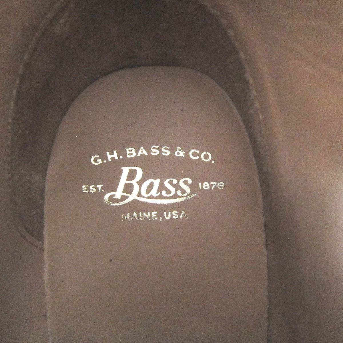 新品 箱付き G.H.BASS ジーエイチバス ナノユニバース BA11940 レザー ウイングチップ レースアップ Uチップ ブーツ 40 25cm相当 ブラック_画像5