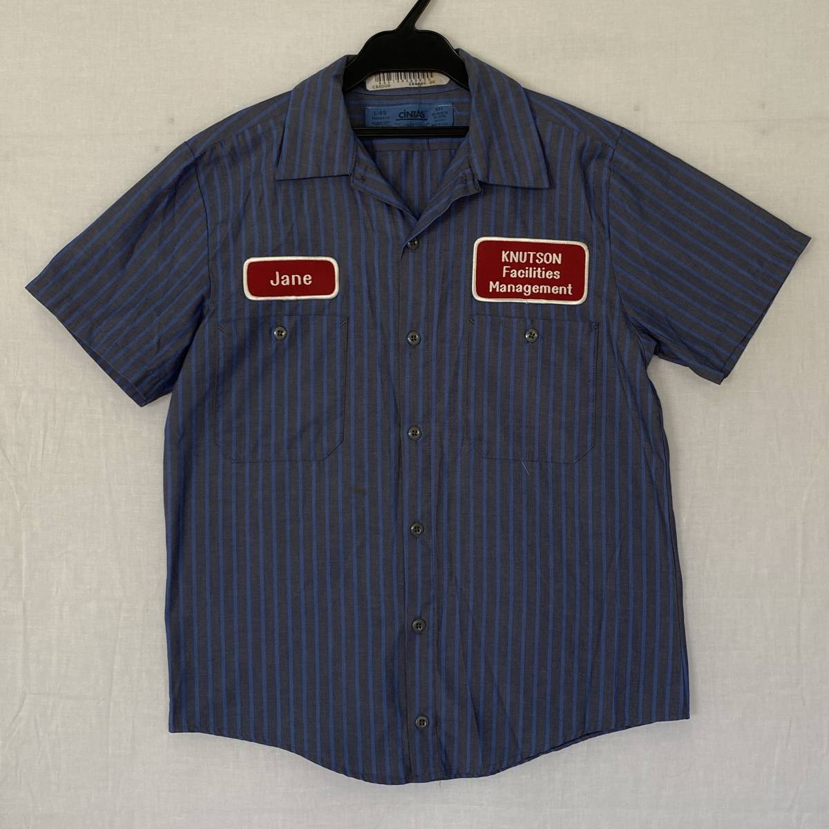 80年代【CINTAS】シンタス MADE IN USA アメリカ 製 ストライプ 80年代【CINTAS】シンタス MADE IN USA アメリカ 製 ストライプ