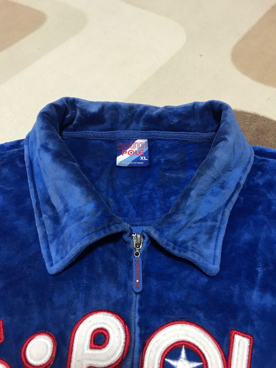 超激レア超希少BIGサイズ・再燃90 s・サウスポール・ベロア 超激レア超希少BIGサイズ・再燃90 s・サウスポール・ベロア
