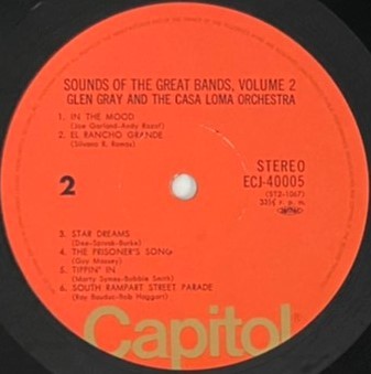 ♪試聴♪Glen Gray And The Casa Loma Orchestra / Sounds Of The Great Bands Volume 2_画像4