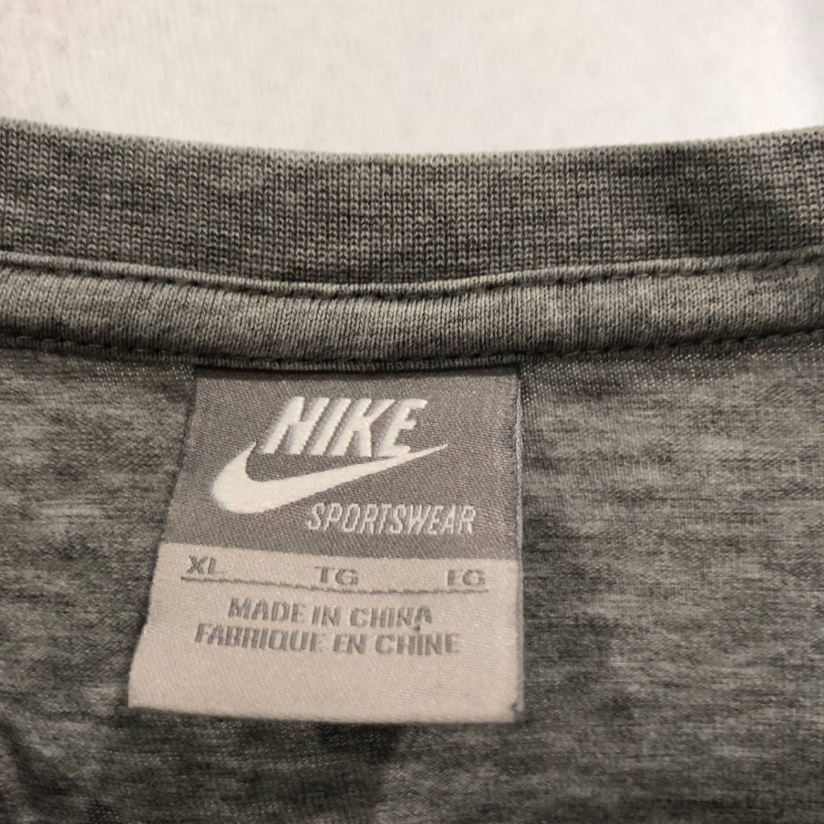 　NIKE ナイキ エアーマックス 半袖Tシャツ AIR MAX XLサイズ グレー（ふ27）