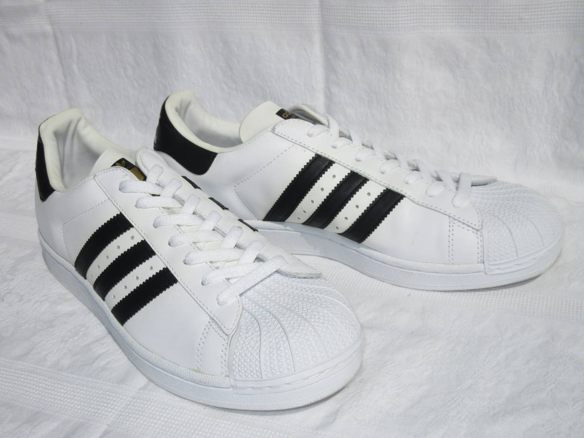 ほぼ新品 美品 中古品 adidas ヴィンテージ 金ベロ スーパースター 限定 生産終了モデル 2007年製造 アディダス オリジナルス ブラック_画像2