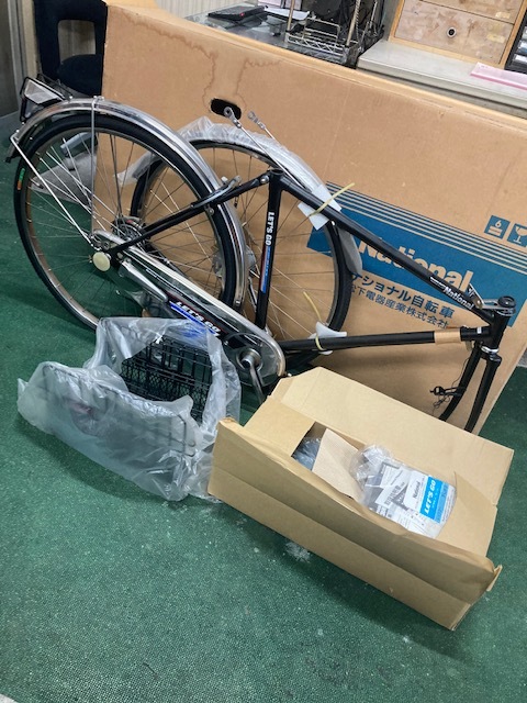 ナショナル National レッツゴー 当時物 新車 未使用 レトロ 通学 現パナソニック