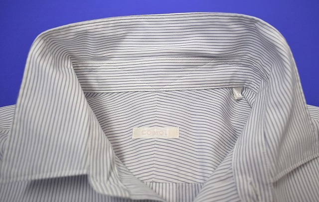 COMOLI (コモリ) SHIRT コモリシャツ L/S Long-sleeve Cotton Shirt レギュラーカラーロングスリーブ 長袖 DRESS ドレス PIN STRIPE 2_画像6