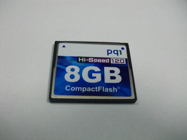 pq1　ＣＦカード　8GB　フォーマット済み　送料63円～　コンパクトフラッシュ_画像1